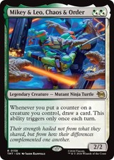 Mikey & Leo, Chaos & Order NM, English Teenage Mutant Ninja Turtles - Main Set