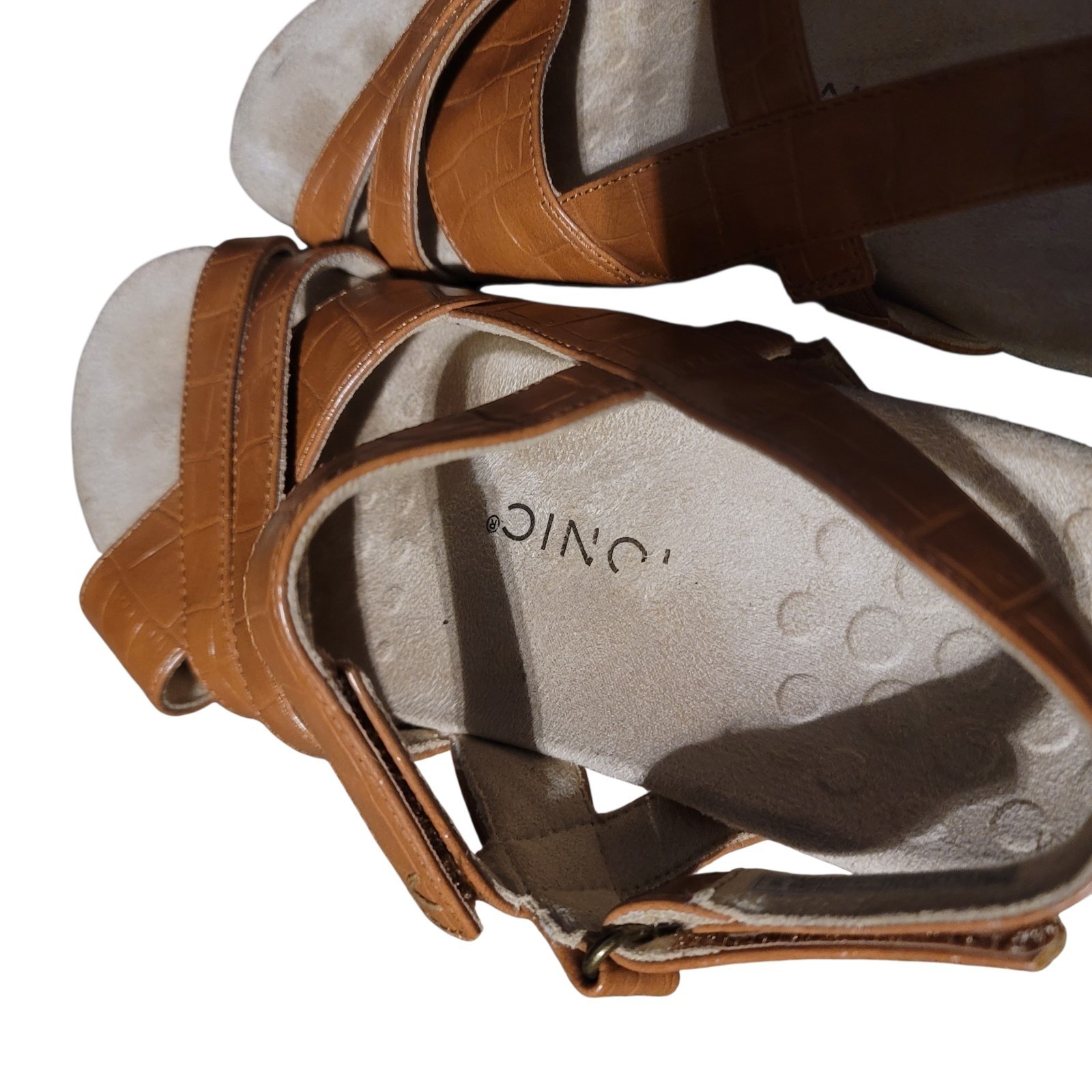 Vionic Mirabi croco-embossed adjustable sandals B… - image 5