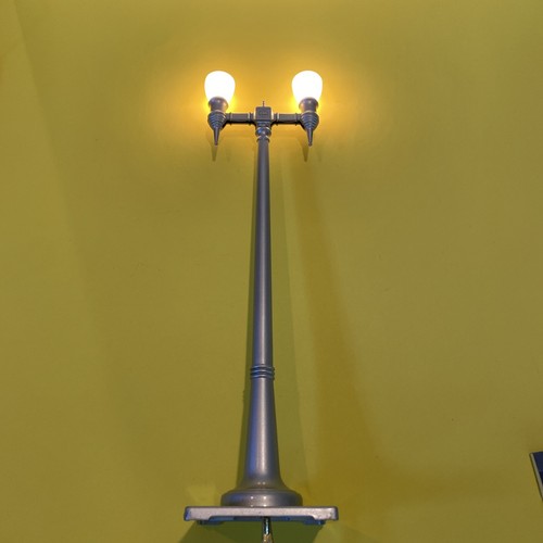 MTH Rail king O-Gage Accessory Silver Street Lamp*
