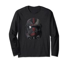 Star Was The Clone Wars The Bad Batch Hunter Helmet Long Sleeve T-Shirtfrom JP