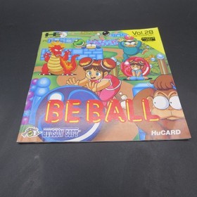 Be Ball PC Engine HuCard Vol 28 with Manual Japanese Version