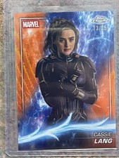 2025 Topps Chrome Marvel Studios Cassie Lang Orange Wave 13/25