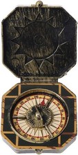 1Pc Bronze Compass Toy, Nautical Compass Pirate Captain Costume Toy Halloween