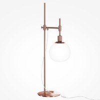 Weiß Gold Moderne Tischlampe Nachtlampe 1Xe14/40W IP20 21,5X17X65 [Cm]