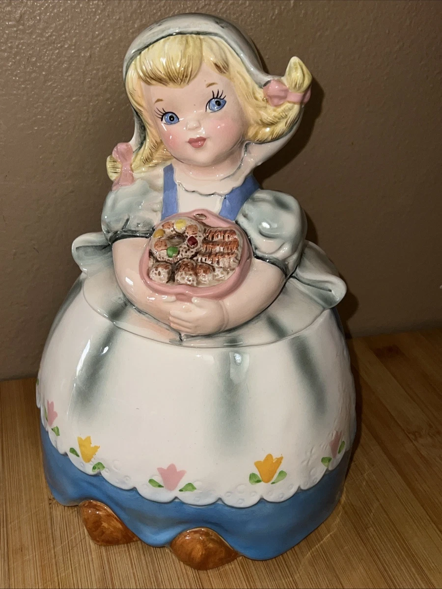 Vintage Cookie Jar Girl | eBay