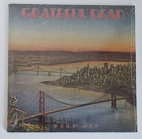 GRATEFUL DEAD Dead Set 1981 Original Arista Double LP (RECORD CLUB) NM In Shrink