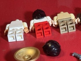Lego Indiana Jones Minifigure, Parts & Vehicle Lot: From Sets 7622, 7195, 77012.