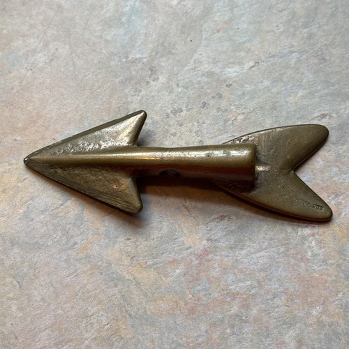 HARPOON Spear Head Tip Point Fishing Dart Bronze