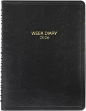 collect 2026 Planner, Weekly Diary, Left, Wiring Binding, A5, D-51, Starts Janua