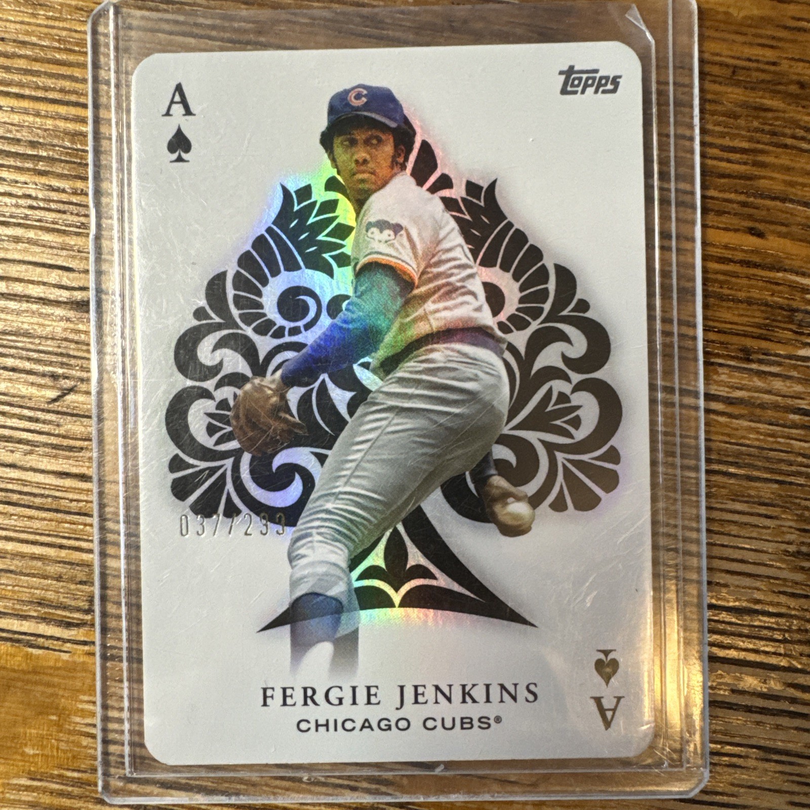 2023 Topps Update #AA-58 Fergie Jenkins All Aces Black #/299