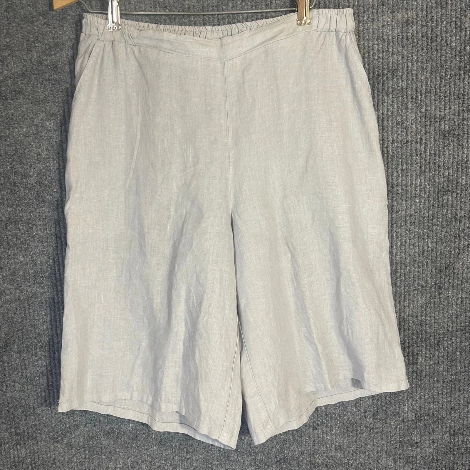 Pure Match Womens Linen Shorts Sz M Greige Beach Lagenlook Coastal Euro Summer
Opens in a new window