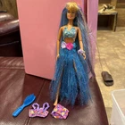 Vintage Mattel Hula Hair Barbie 1996 Original Clothing Colorful Hair