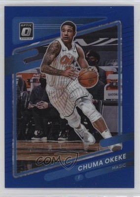 2021-22 Panini Donruss Optic Blue Prizm 21/59 Chuma Okeke #81 3hd