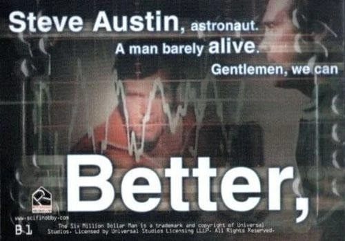 SIX MILLION DOLLAR MAN MOVIES BIONIC CARDS BI TO B3 BY RITTENHOUSE - Image 2 of 4