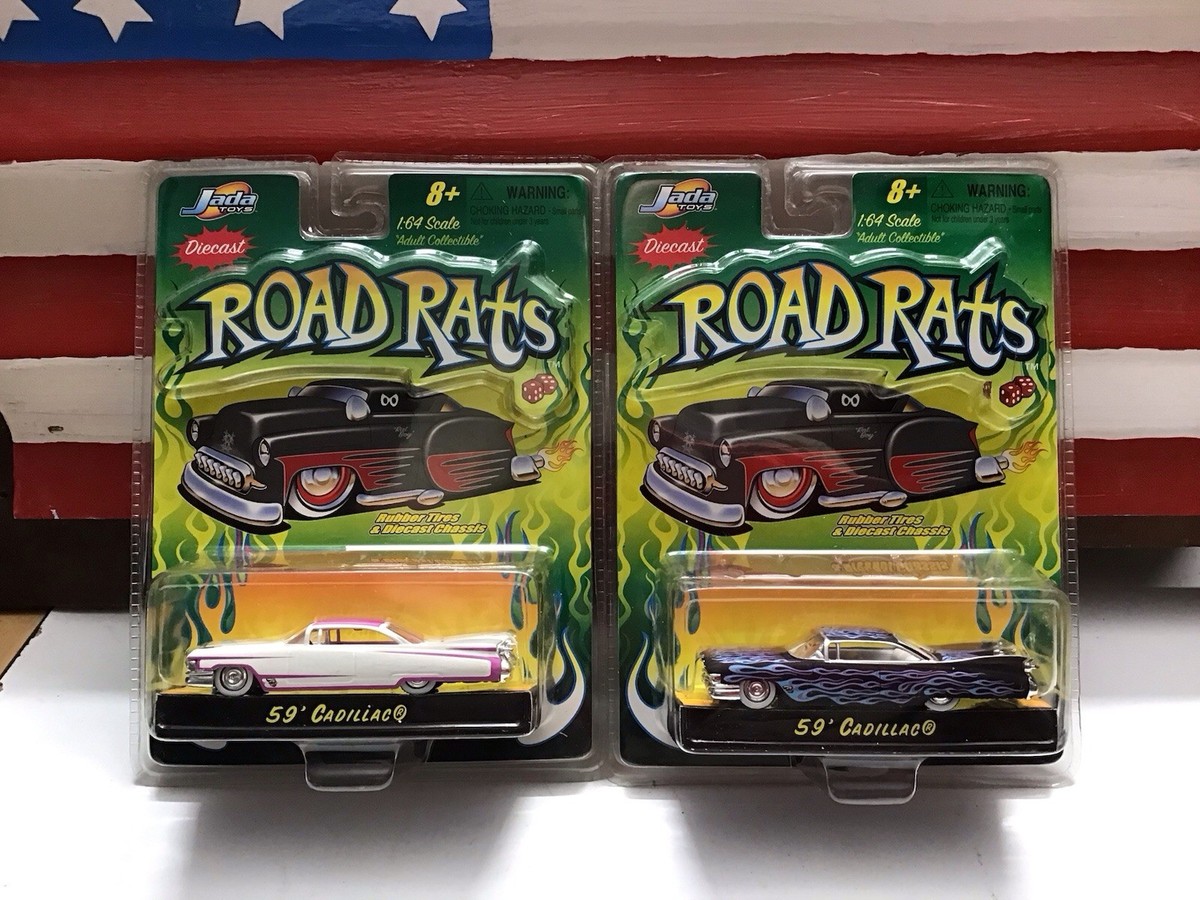 Jada 1/64 Road Rats Two 1959 Cadillacs | eBay