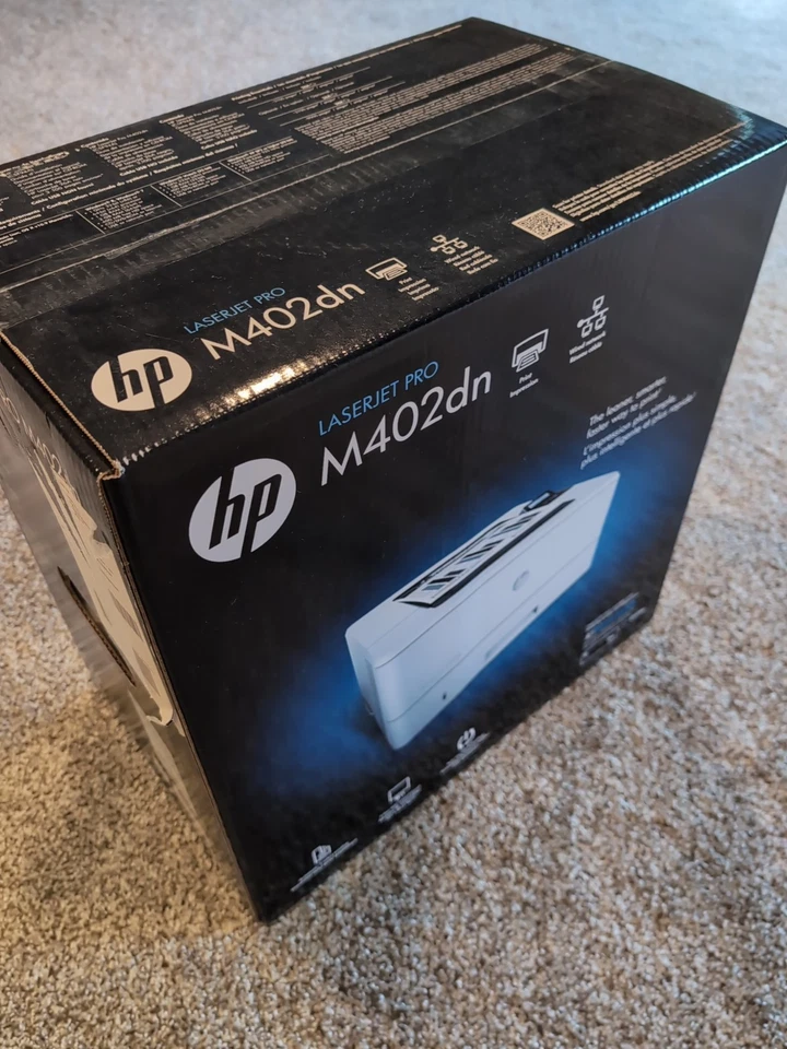 BRAND NEW HP LaserJet Pro M402dn Duplex Monochrome Laser Printer - Image 2 of 2
