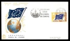 Mayfairstamps France FDC 1967 Conseil de l'Europe flag and headquarters First Da