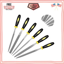 6Pcs Metal Needle File Set Small Hardened Carbon Steel File Mini Hand Metal Tool