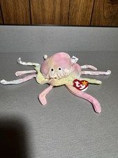Goochy The Jellyfish Ty Teenie Beanie Babies DOB 1998 With ERROR(1999)