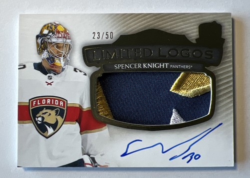SPENCER KNIGHT 2021-22 The Cup ROOKIES Limited Logos /50 AUTO PATCH RC #23/50 UD - Picture 1 of 3