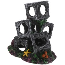 Betta Fish Tank Accessories Small Landscape Shelter Hideaway for