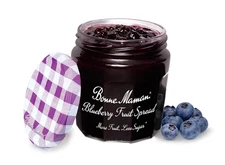 Bonne Maman Blueberry Fruit Spread, More Fruit Less Sugar, 11.8oz Jar