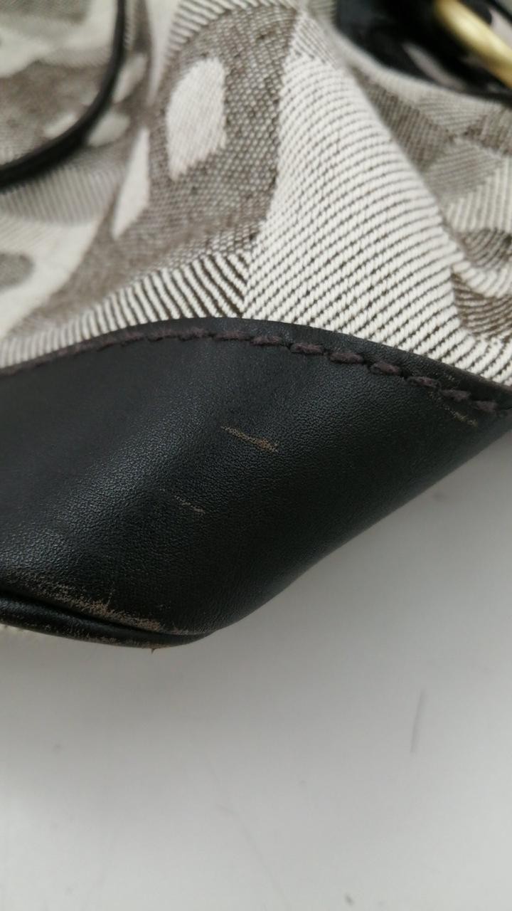 All Over Pattern Drawstring Bag B Gray With Some … - image 14