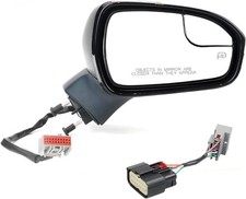 Updated Passenger Side Mirror Assembly Compatible with Ford Fusion 2013-2022
