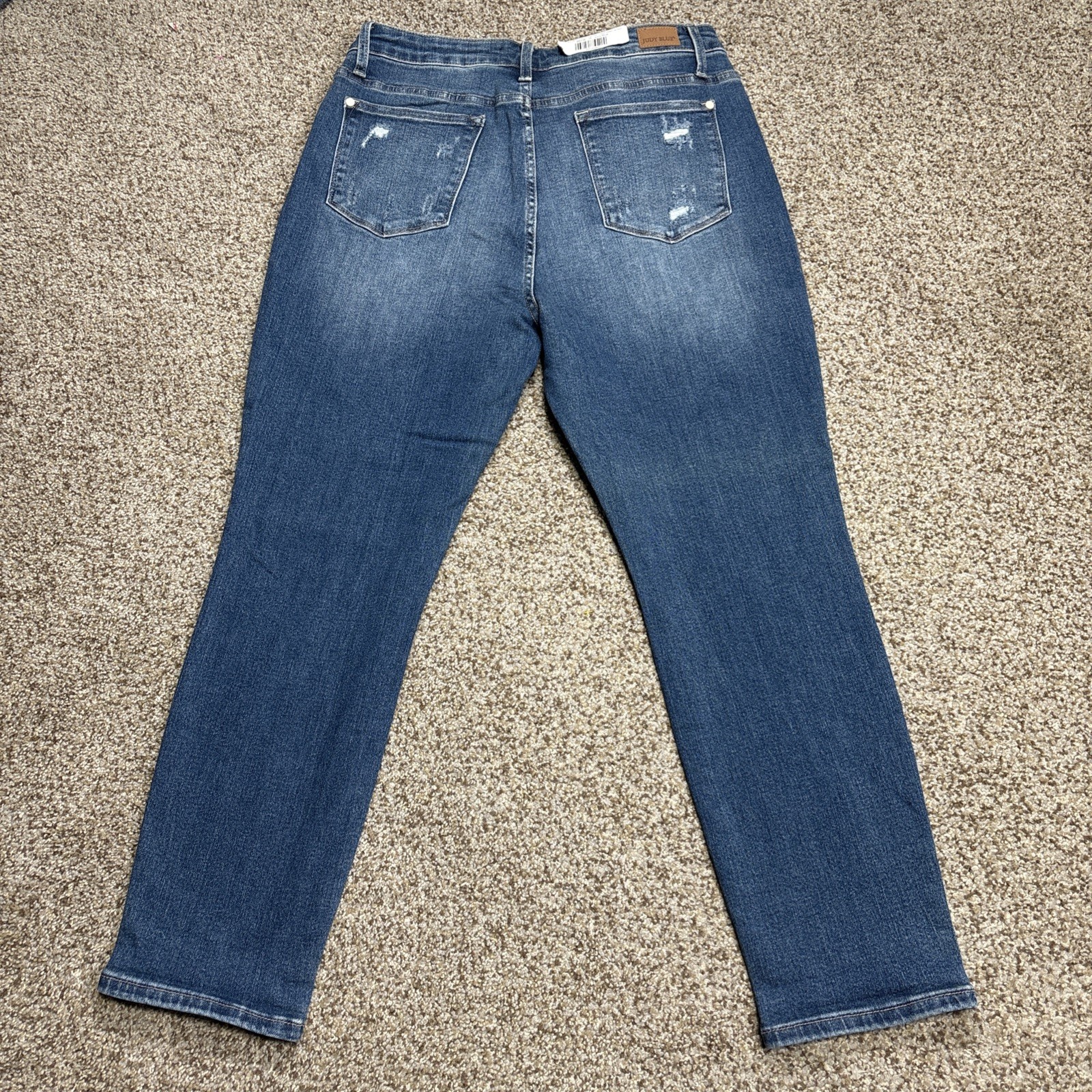 Judy Blue Straight Leg Jeans High Rise Womens 15/32 Fits 32 X 27.5 New With Tags - View 16