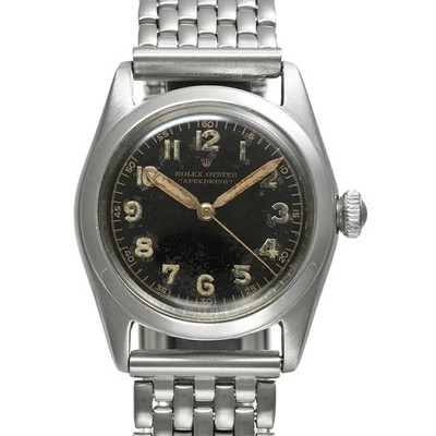 ROLEX Oyster Speedking 4220 Black Unisex Used Watch #51626