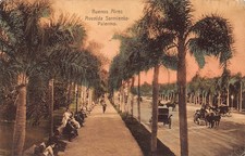 Avenida Sarmiento-Palermo Buenos Aires Argentinien Postkarte (E802)