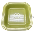 FIESTA 10-1/2” X 10-1/2” X 2-1/4” SQUARE BAKING CASSEROLE DISH BOWL LEMONGRASS