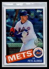 Pete Alonso New York Mets #85C-26 2020 Topps 1985 Topps Chrome Silver Pack Promo