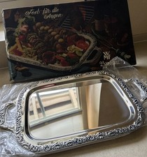 WMF Tablett Cromargan Serie Baroque  Neuwertig und OVP 41x30 cm