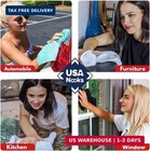 USANOOKS Microfiber Cleaning Cloth Grey - 12 Pcs (12.5"x12.5") - High Performanc