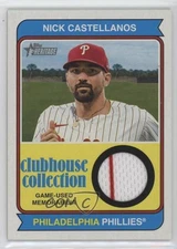 2023 Topps Heritage Clubhouse Collection Relics Nick Castellanos #CCR-NCS