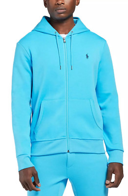 POLO RALPH LAUREN Double Knit Tech Zip Hoodie Sweater Kapuzen Sweatshirt Pulli