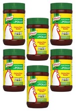 6 Jars Knorr Powdered Chicken Bouillon Granulated Mix Size 15.9 oz Each 6 Pack