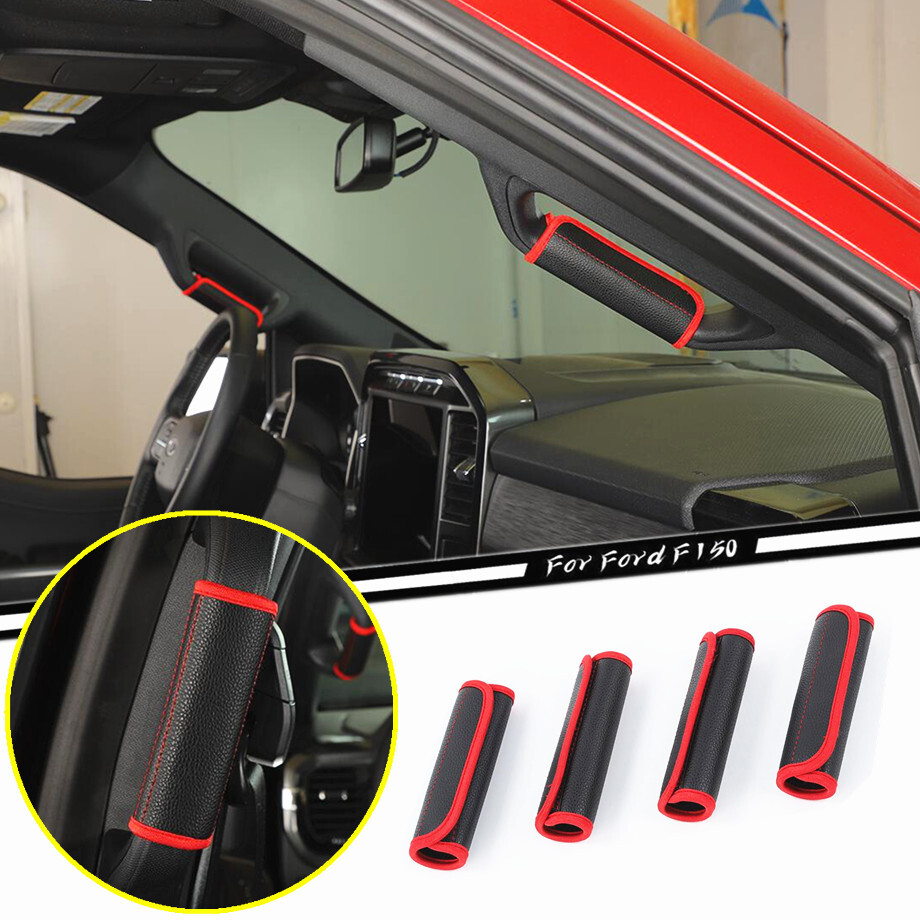 For 20212023 Ford F150 F150 A/B Pillar Handle Grab Bar Leather Case