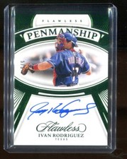 2024 Panini Flawless Penmanship Ivan Rodriguez 5/5