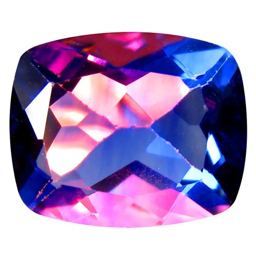 4.35 ct Resplendent Cushion (11 x 9 mm) Brazil Color Change Fluorite Gemstone - Picture 3 of 3