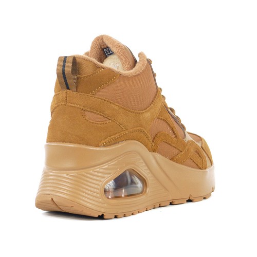 Skechers Women's Uno Hi - Rocliff Road Caramel Platform Sneakers 155681.CRML - Picture 3 of 4