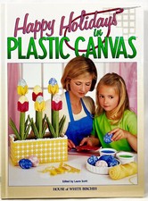 1998 House of White Birches Happy Holidays In Plastic Canvas Pattern Book 12198