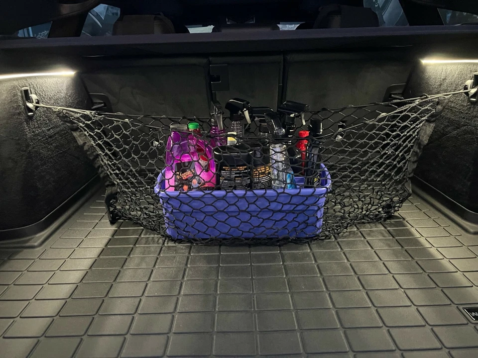 Trunk Envelope Style Middle Cargo Net for BMW 640i xDrive Gran Turismo 2018-2020 - Image 2 of 4