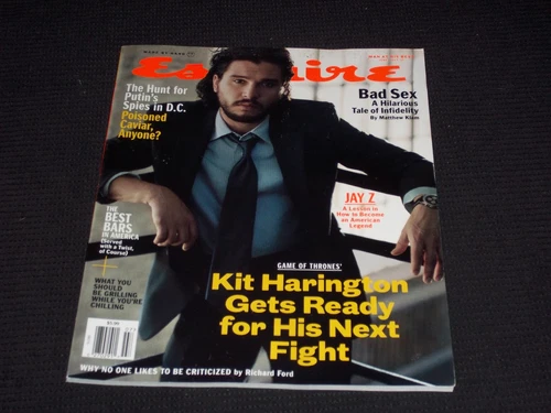2017 JUNE JULY ESQUIRE MAGAZINE - KIT HARINGTON COVER - L 12508