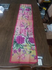 (2) Adrienne Landau Studio Silk Scarf