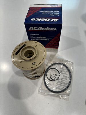 New AcDelco GF863 GM 88997055 Diesel Fuel Filter