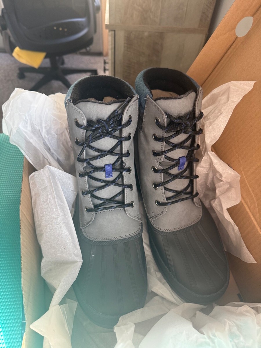 Cold Bay Sperry Rubber Rain Boots Sperry Mens COLD BAY Gray Winter