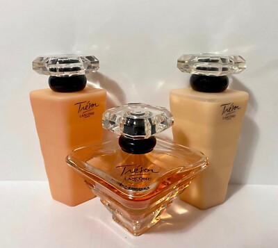 NEW Lancome Tresor Eau de Parfum 100 mL Body Lotion 100 mL