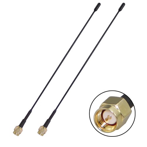 Antenna Sma Male Plug Connector Straight Carbon Steel Bendable IOT Antena Lot US - Zdjęcie 3 z 12